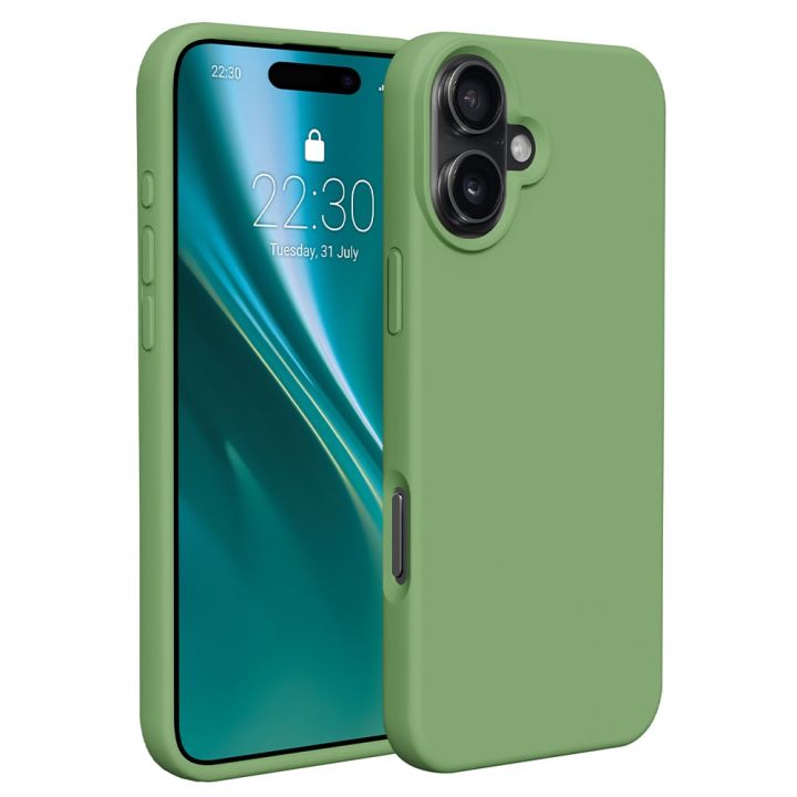 Etteri Back Cover Σιλικόνης Πράσινο (iPhone 16)