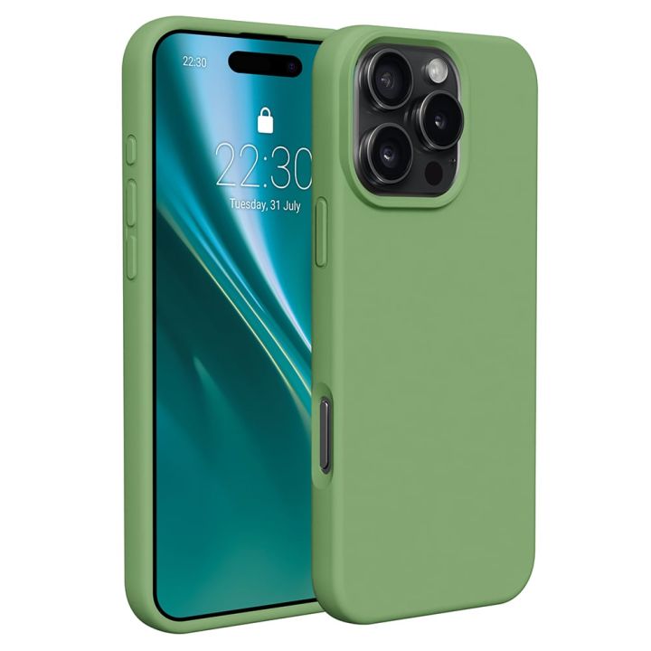 Etteri Back Cover Σιλικόνης Πράσινο (iPhone 16 Pro Max)