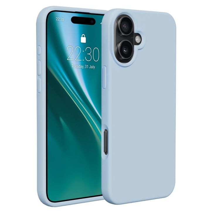 Etteri Back Cover Σιλικόνης Μπλε (iPhone 16 Plus)