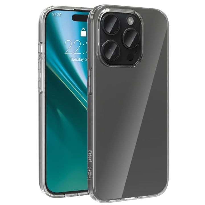Etteri Back Cover Σιλικόνης Διάφανο (iPhone 15 Pro)