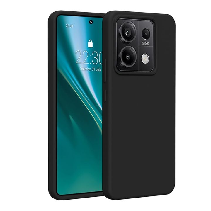 Etteri Back Cover Σιλικόνης Μαύρο (Redmi Note 13 Pro 5G / Poco X6)