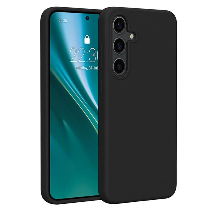 Etteri Back Cover Σιλικόνης Μαύρο (Galaxy S24+)