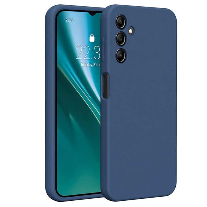 Back Cover Σιλικόνης Μπλε (Galaxy A14)