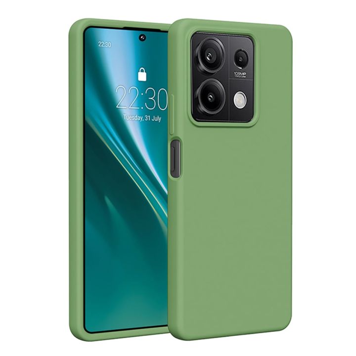 Etteri Back Cover Σιλικόνης Πράσινο (Redmi Note 13 5G)