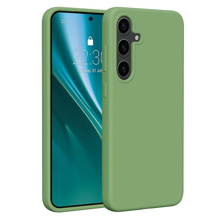 Etteri Back Cover Σιλικόνης Πράσινο (Galaxy S24+)