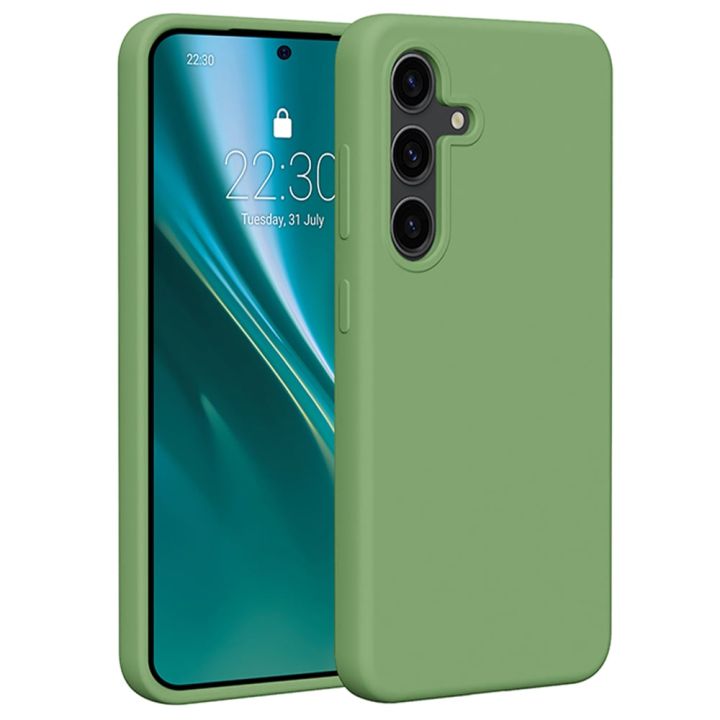 Etteri Back Cover Σιλικόνης Πράσινο (Galaxy S24)