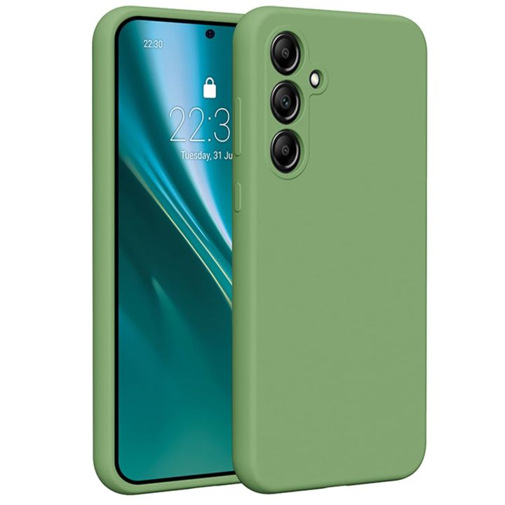 Etteri Back Cover Σιλικόνης Πράσινο (Galaxy A35) GSM183485
