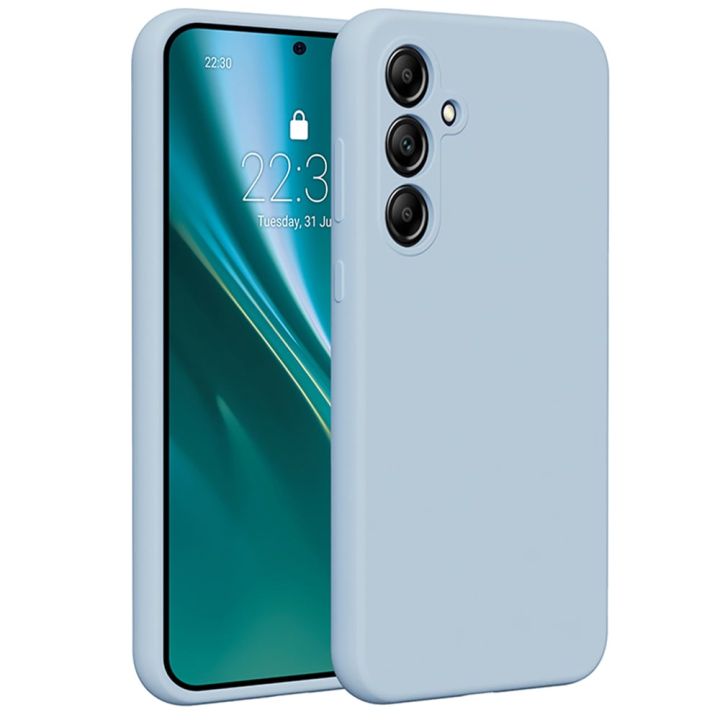 Etteri Back Cover Σιλικόνης Γαλάζιο (Galaxy A35) GSM183511