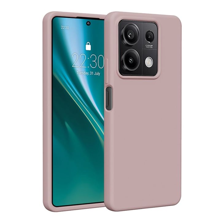 Etteri Back Cover Σιλικόνης Ροζ (Redmi Note 13 5G)