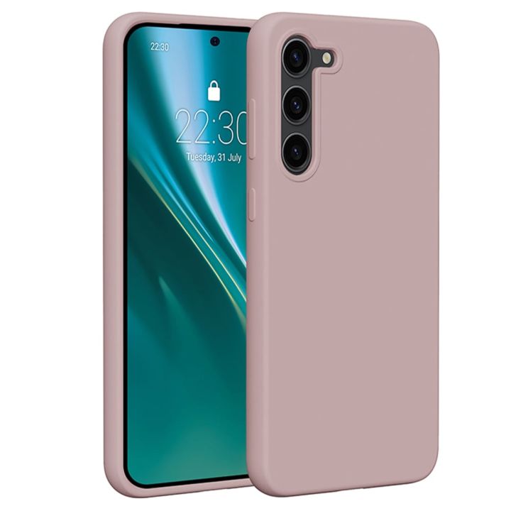 Etteri Back Cover Σιλικόνης Ροζ (Galaxy S23+)