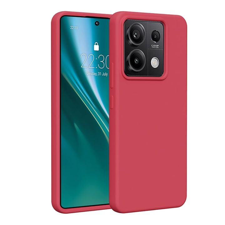 Etteri Back Cover Σιλικόνης Κόκκινο (Redmi Note 13 Pro 5G / Poco X6)