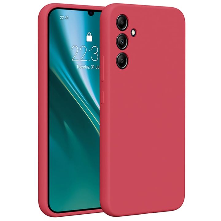 Etteri Back Cover Σιλικόνης Κόκκινο (Galaxy A34)