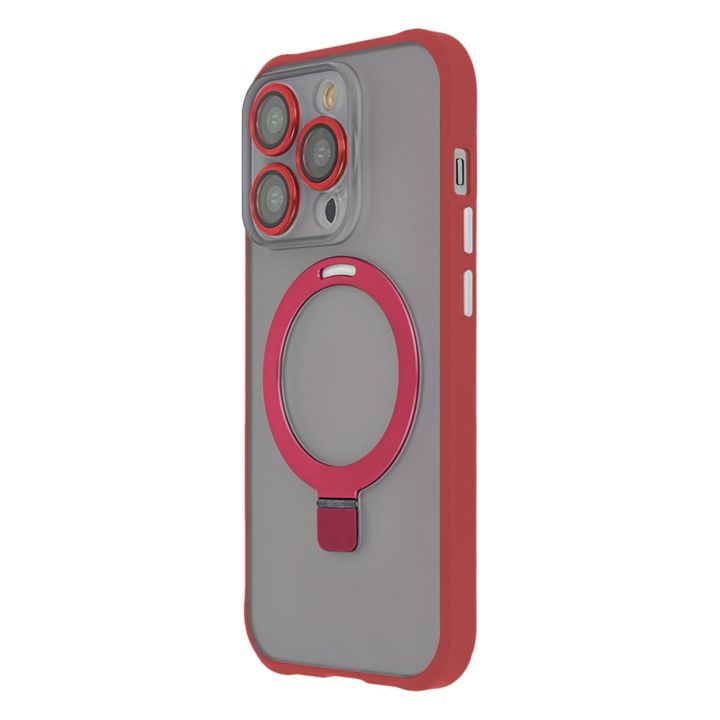 TectoShield Back Cover Μεταλλικό Κόκκινο (iPhone 14 Pro)