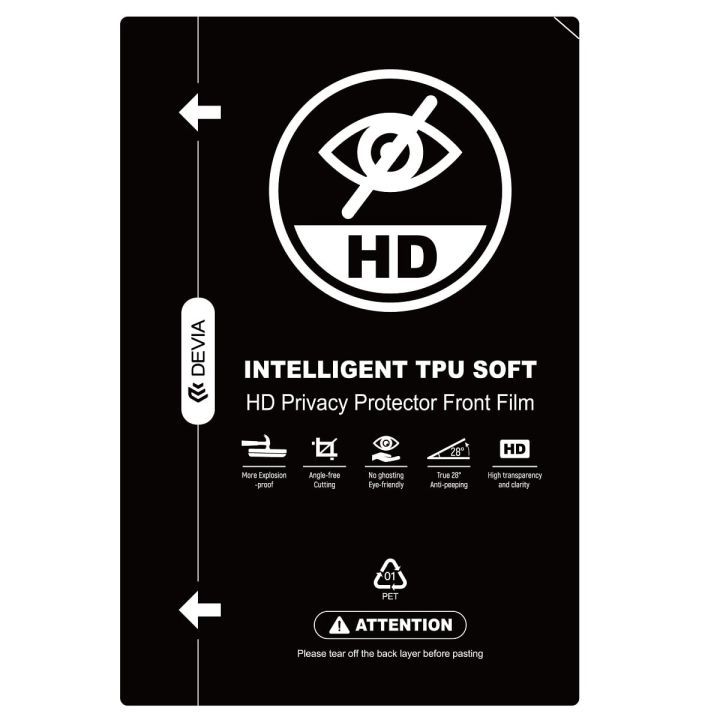 Devia Set 10 Hd Anticrash Privacy Screen Protectors Cutting Machine Smartphones