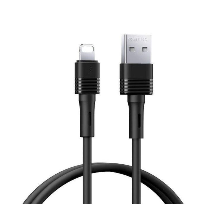 Remax RC-C093 USB-A to Lightning Cable Μαύρο 1m