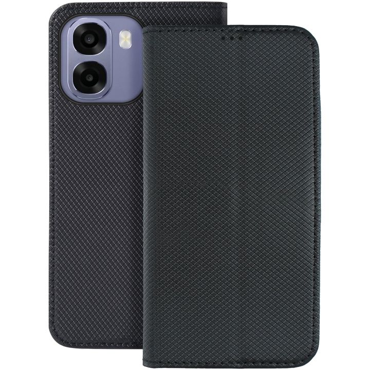 Smart Magnet Book Σιλικόνης Μαύρο (Oppo A6 4g / A6 5g / A6x 4g / A6x 5g / A6s 4g / A6s 5g)