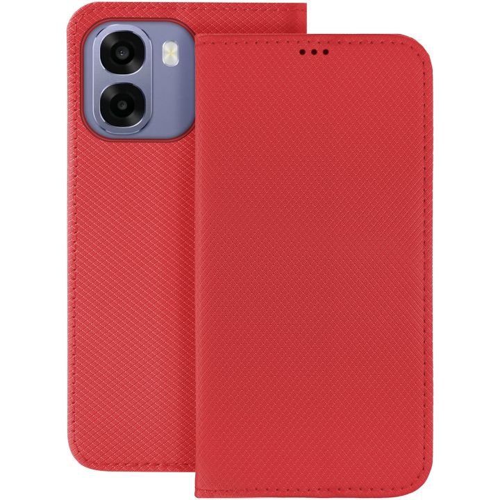 Smart Magnet Book Σιλικόνης Κόκκινο (Oppo A6 4g / A6 5g / A6x 4g / A6x 5g / A6s 4g / A6s 5g)
