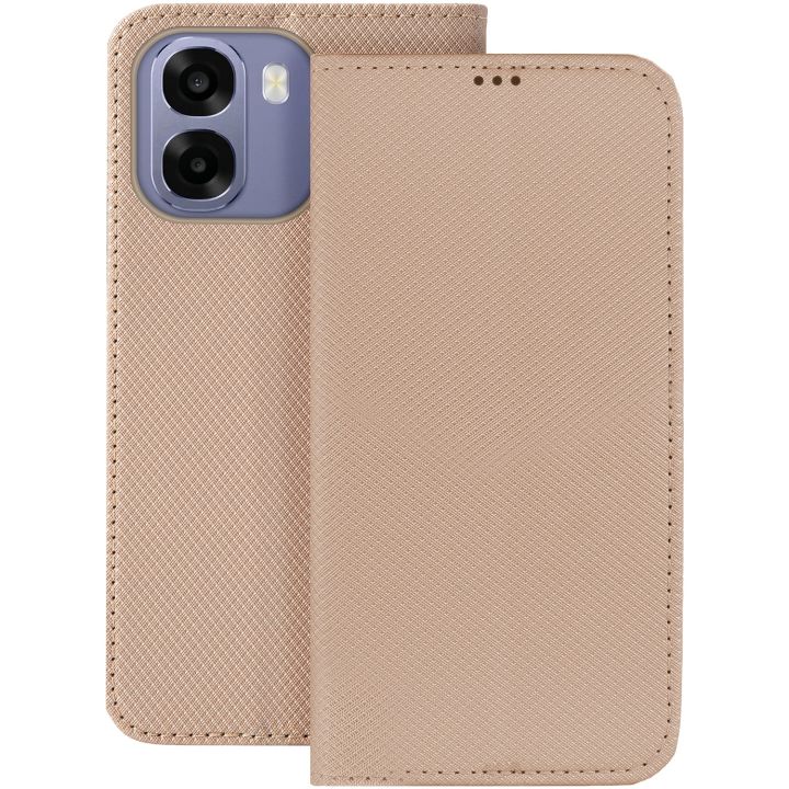 Smart Magnet Book Σιλικόνης Χρυσό (Oppo A6 4g / A6 5g / A6x 4g / A6x 5g / A6s 4g / A6s 5g)