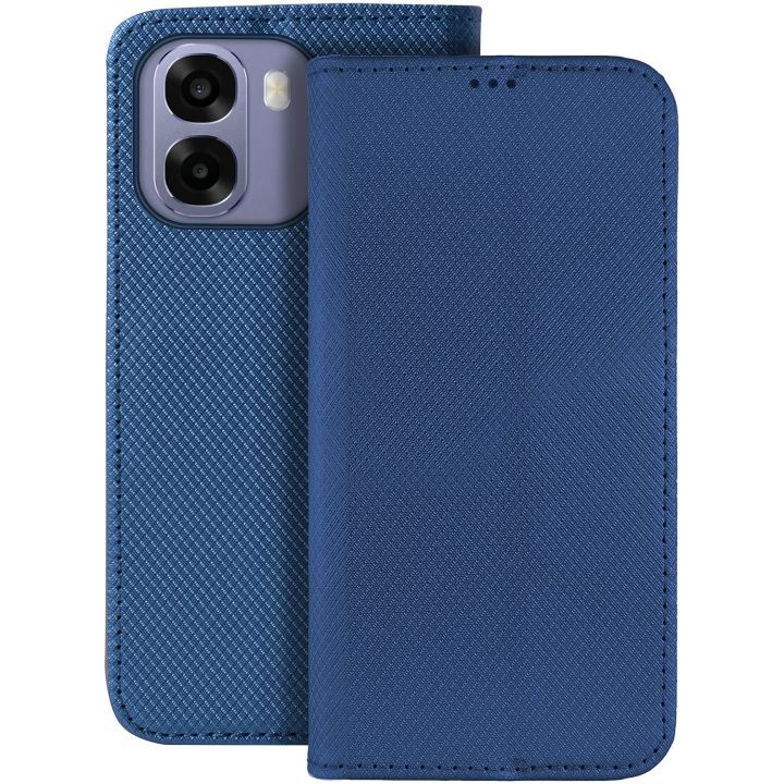 Smart Magnet Book Σιλικόνης Navy Μπλε (Oppo A6 4g / A6 5g / A6x 4g / A6x 5g / A6s 4g / A6s 5g)