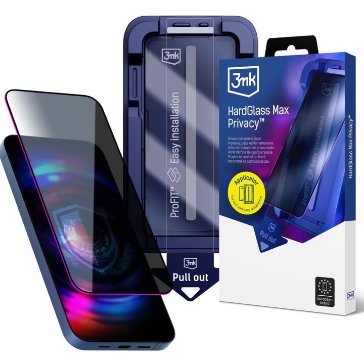 3MK 0.33mm Privacy Tempered Glass (iPhone 17 Pro Max / iPhone 16 Pro Max)