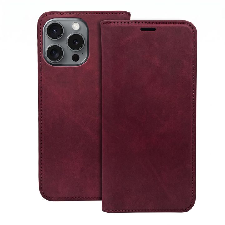 TelForceOne Back Cover Δερματίνης / Σιλικόνης Μπορντό (Realme 11 Pro / 11 Pro+)