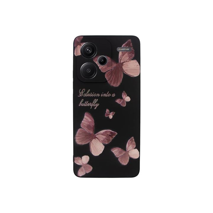 Vivid Back Cover Σιλικόνης / Πλαστικό Μαύρο (Redmi Note 13 Pro+)