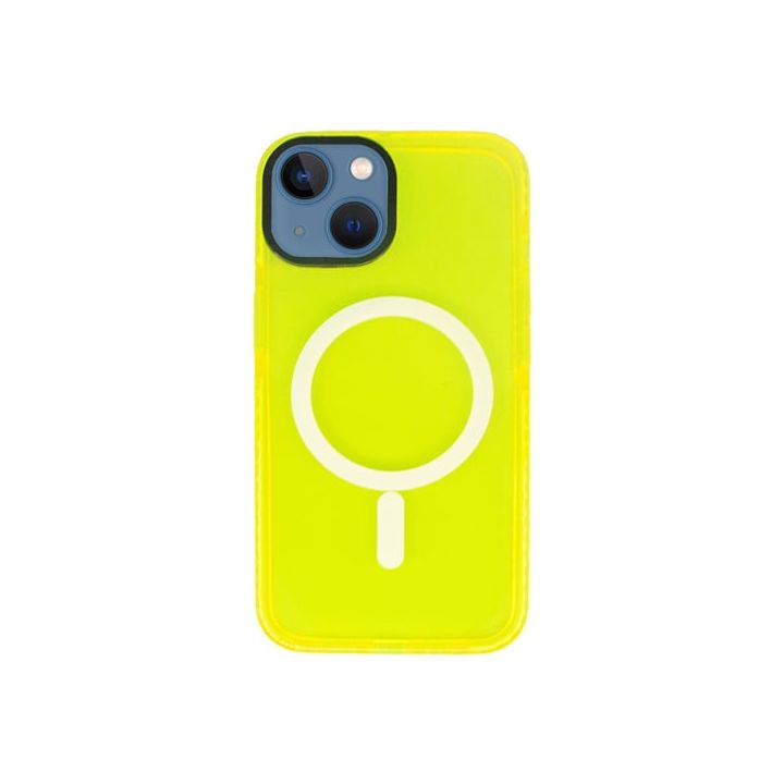 Vivid Back Cover Σιλικόνης Κίτρινο (iPhone 13)