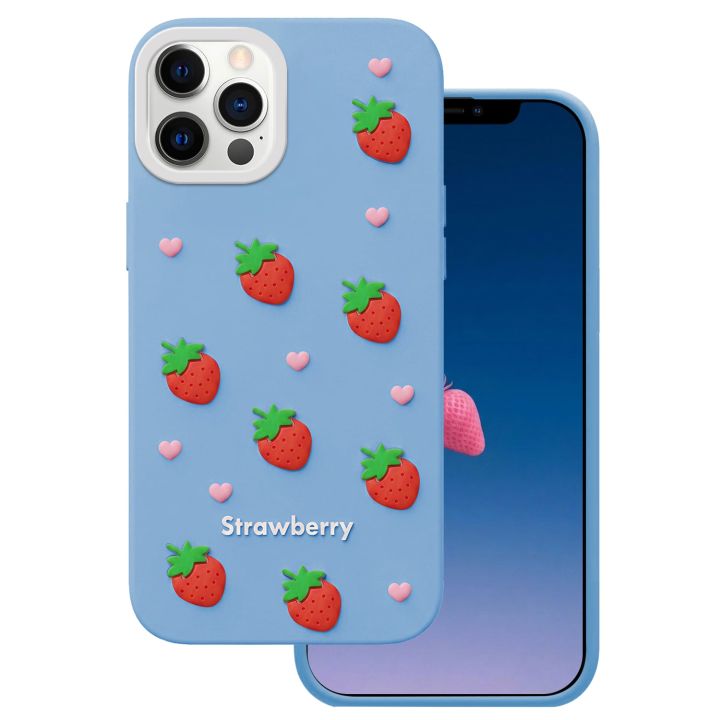 TelForceOne Back Cover Σιλικόνης Μπλε (iPhone 12 / 12 Pro)