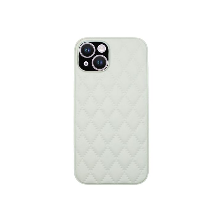 Vivid Diamond Back Cover Δερματίνης / Δερμάτινο Λευκό (iPhone 14)