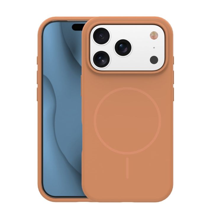 Silicone Thin Mag Case Iphone 13 6 1" Caramel