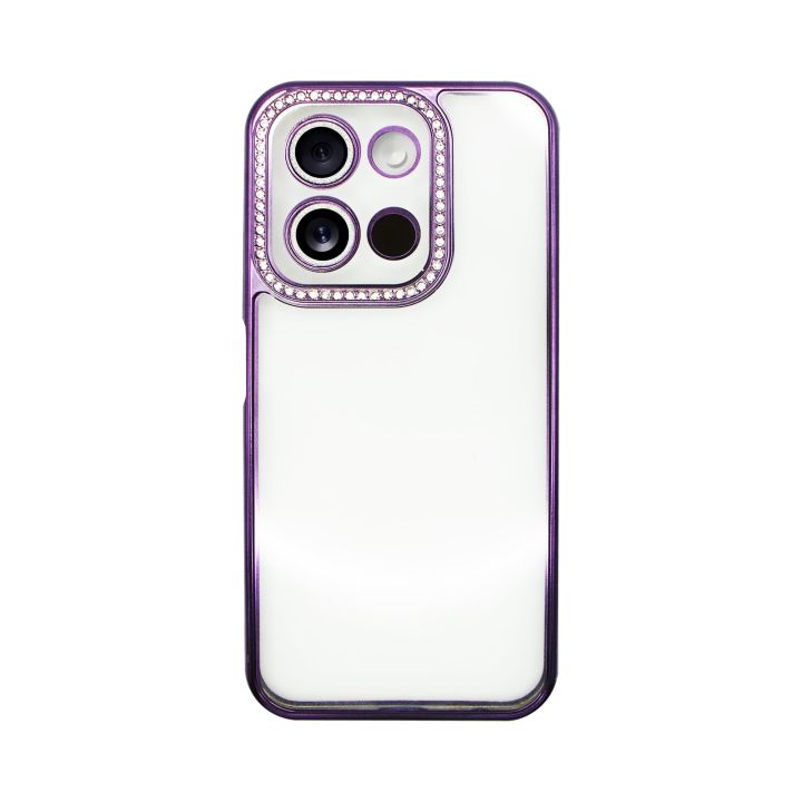 Vivid Strass Back Cover Σιλικόνης Μωβ (Redmi 15C)