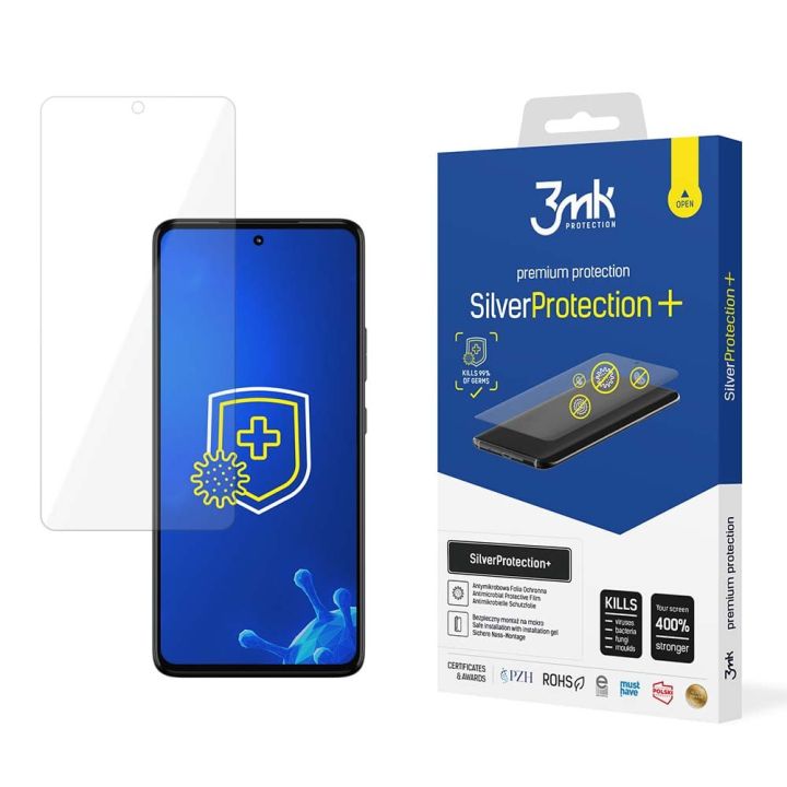3MK Silver Protect+ Tempered Glass (Motorola Moto G72)