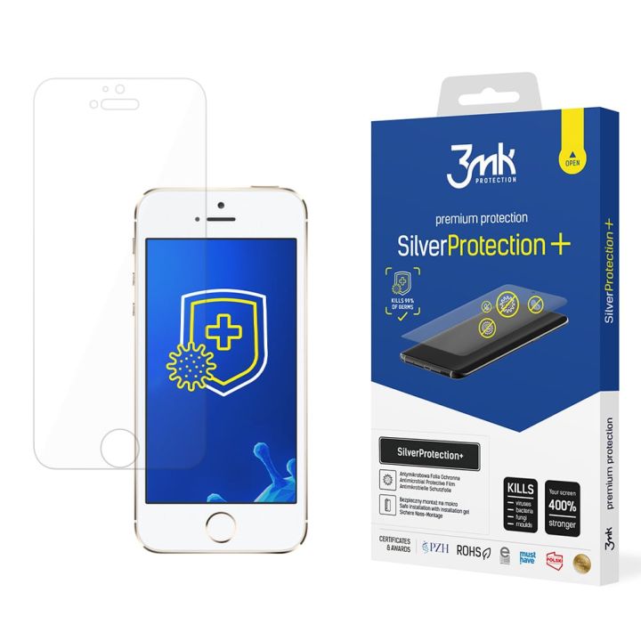 3MK Silver Protection+ Antimicrobial Screen Protector (iPhone 5 / 5s / SE)