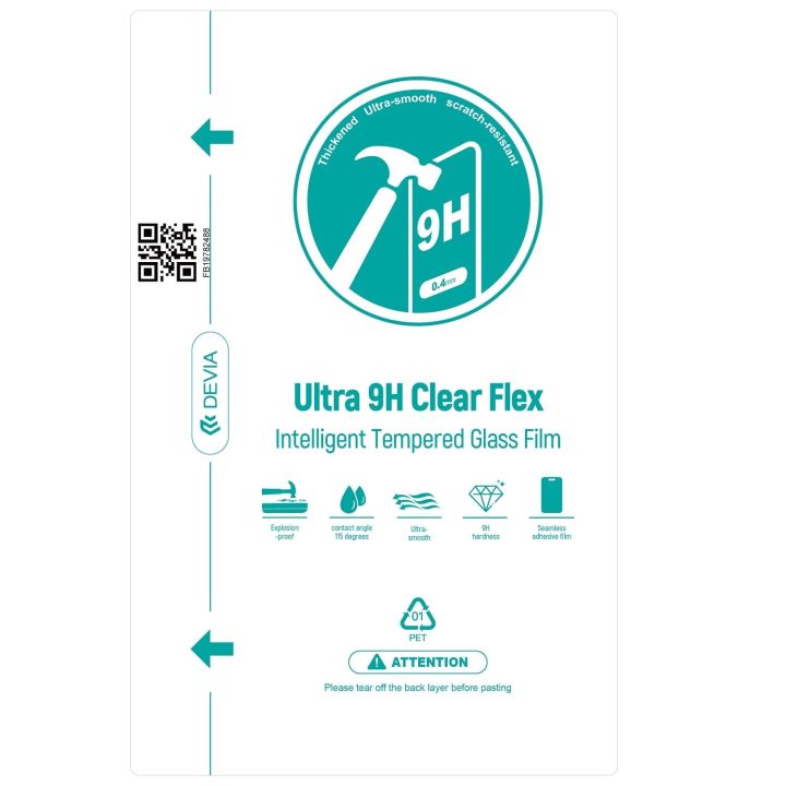 Devia 0.4mm Tempered Glass 20τμχ (Universal)