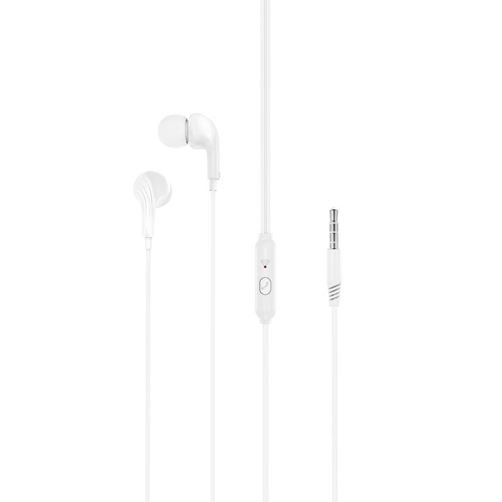 XO Ep86 In-ear Handsfree Ακουστικά με Βύσμα 3.5mm Λευκό
