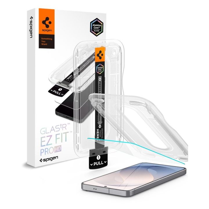 Τζάμι Προστασίας Samsung Galaxy S26 Fe Spigen Glas.tr Ez Fit Pro Ac Hd Clear Agl11996