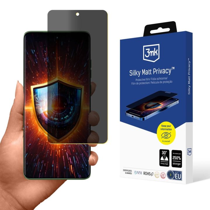 3MK Privacy Ματ Tempered Glass (Motorola Edge 60, 3MK)