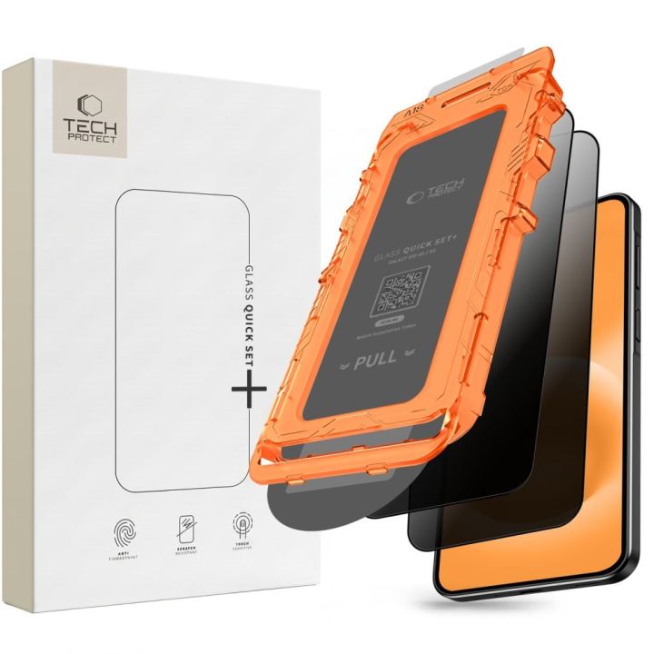 Szkło Prywatyzujące Tech-protect Quick Set Spy+ 2-pack Galaxy A18 4g 5g Privacy 5906302343539