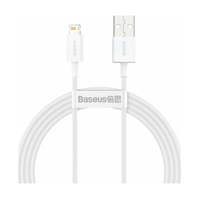 Baseus Superior Series USB to Lightning Cable Λευκό 1.5m (CALYS-B02)