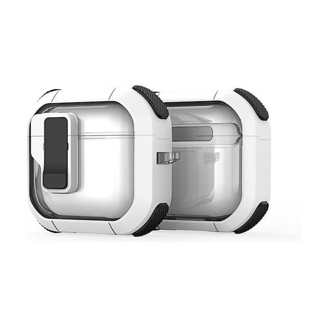 Dux Ducis PECN Θήκη Σιλικόνης σε Λευκό χρώμα για Apple AirPods 4