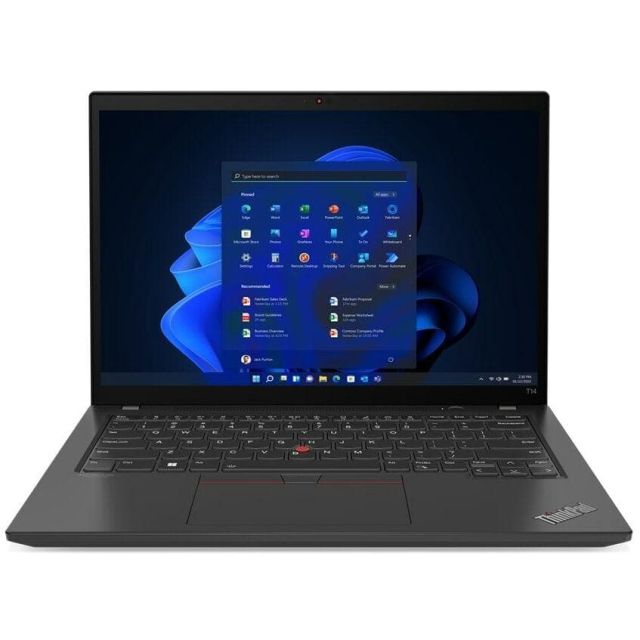 Lenovo ThinkPad T14 Gen 3 (Intel) 14" | Core i7-1260P | 32GB | 512GB SSD | Integrated | Black | Refurbished Grade A