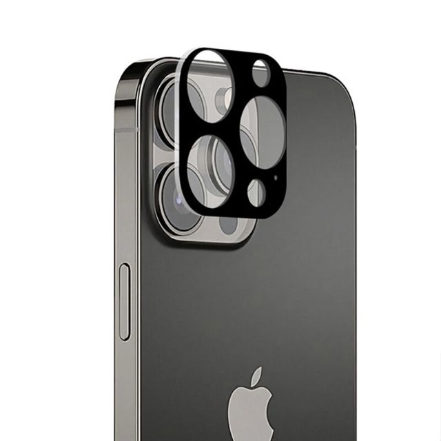 Techsuit Full Προστασία Κάμερας Tempered Glass Μαύρο για το iPhone 13 Pro / 13 Pro Max