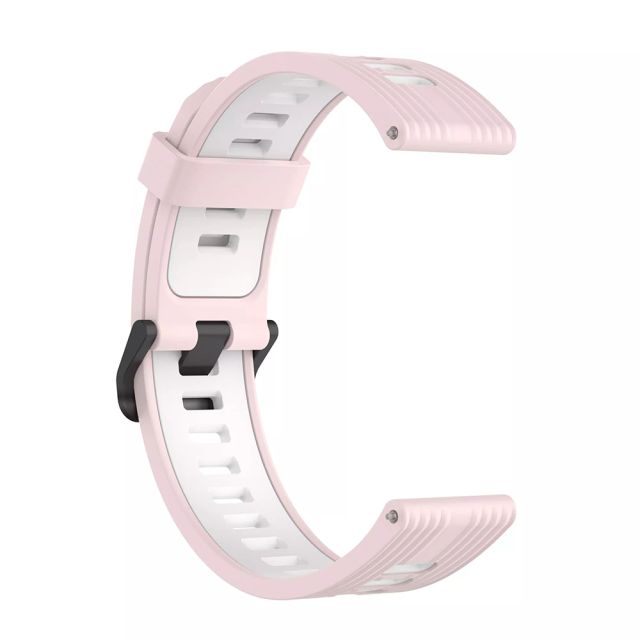 Techsuit Watchband W002 Λουράκι Σιλικόνης Ροζ (Samsung Galaxy Watch 4, Galaxy Watch Active 1 / 2 (40 mm / 44 mm), Huawei Watch GT / GT 2 / GT 3 (42 mm))