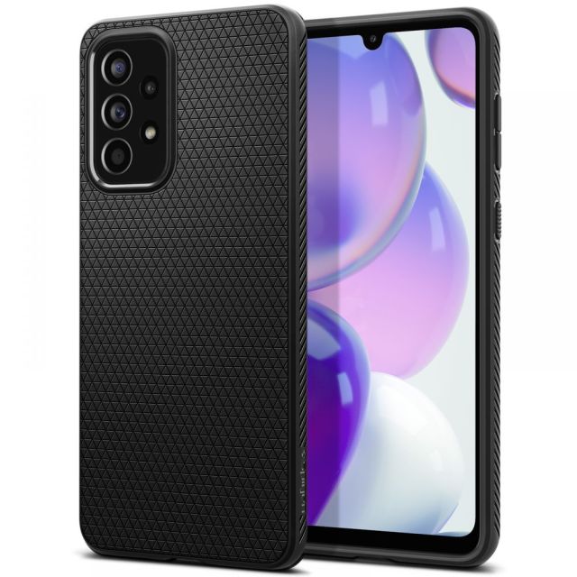 Spigen Liquid Air Back Cover Σιλικόνης Matte Black (Galaxy A33)