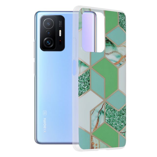 Techsuit  Marble Series  Xiaomi 11T / 11T Pro  Green Hex