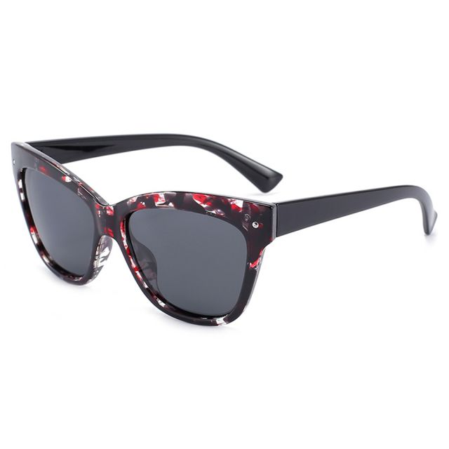 Techsuit  Sunglasses Polarised PC (OD8155C4)  UV Protection  Flowers / Black