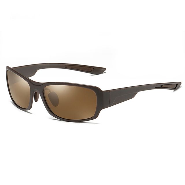 Techsuit  Sunglasses Polarised TR90 (MM108)  UV Protection  Brown