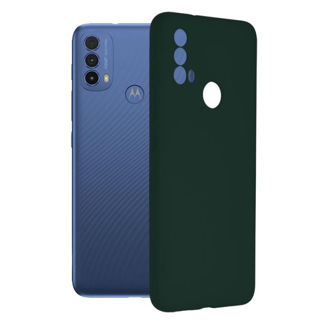 Techsuit Soft Edge Back Cover Σιλικόνης Dark Green (Moto E40)