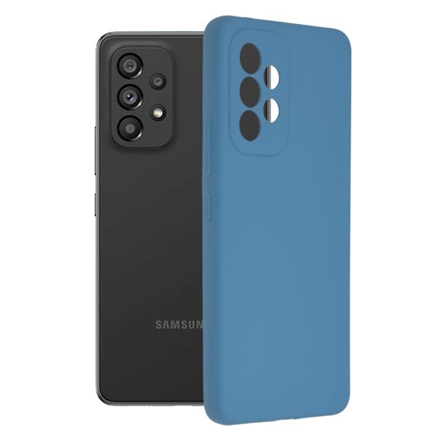 Techsuit  Soft Edge Silicone  Samsung Galaxy A53 5G  Denim Blue