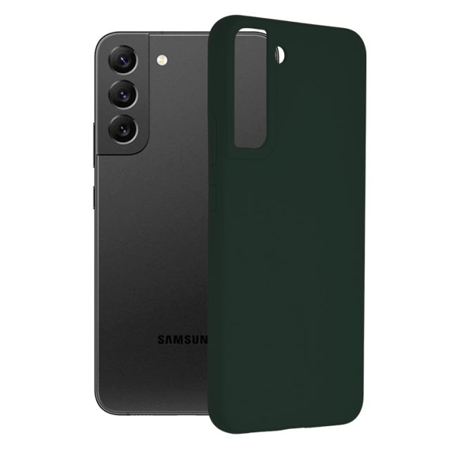 Techsuit  Soft Edge Silicone  Samsung Galaxy S22 Plus  Dark Green